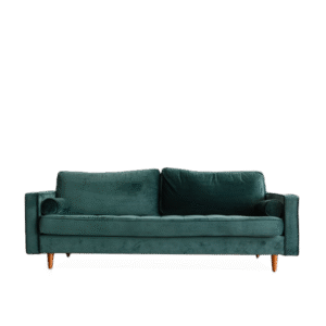 living room green sofa